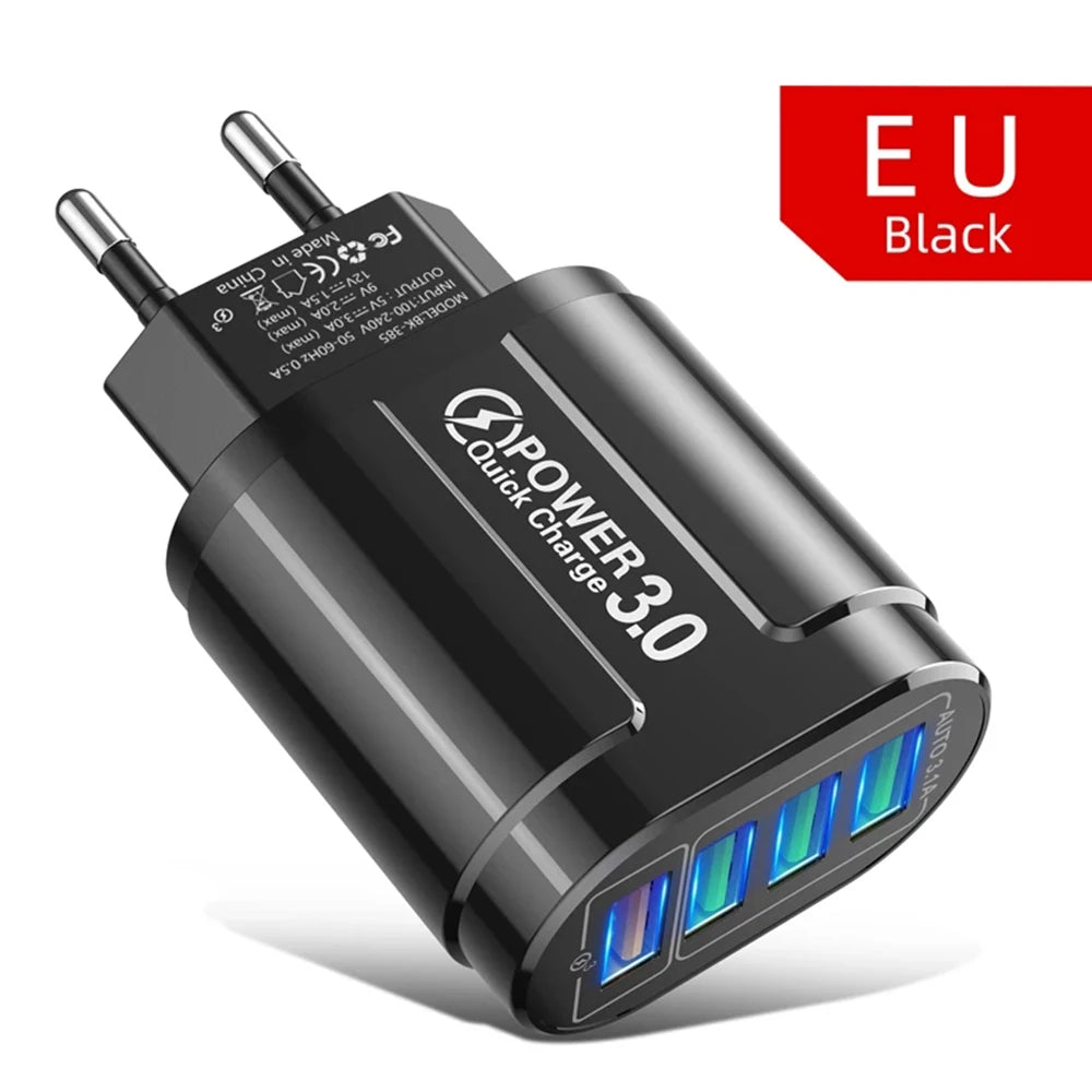 Cargador 4 entradas 48w
